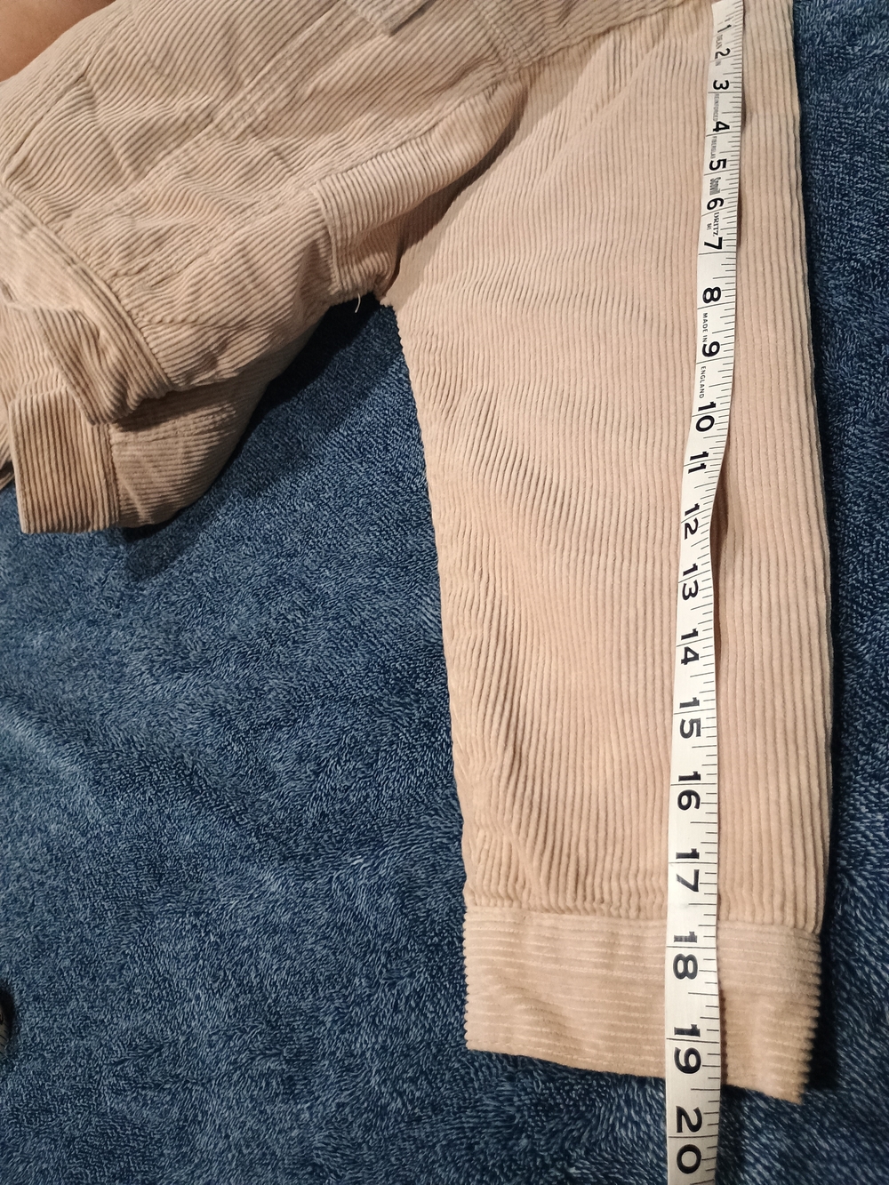 Forever 21 Beige Corduroy Teddy Collar Jacket - Picture 9 of 11